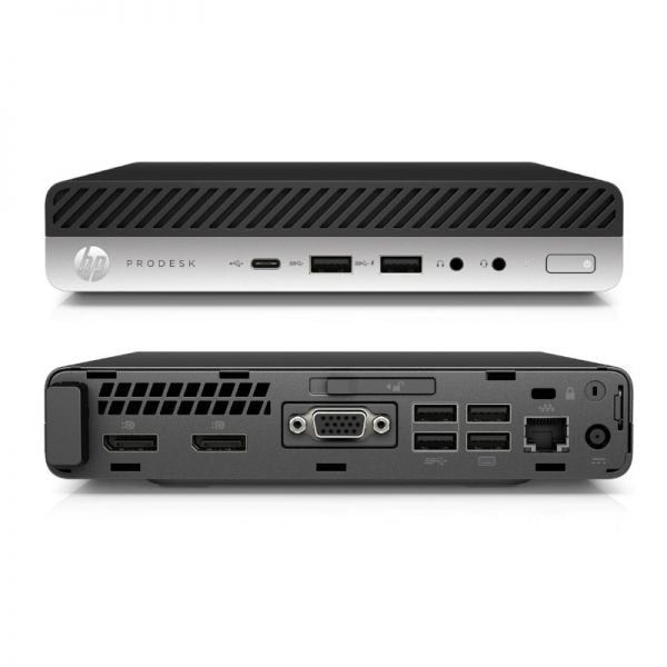 HP Elitedesk 800 g4 mini desktop With 16GB RAM and 512GB SSD