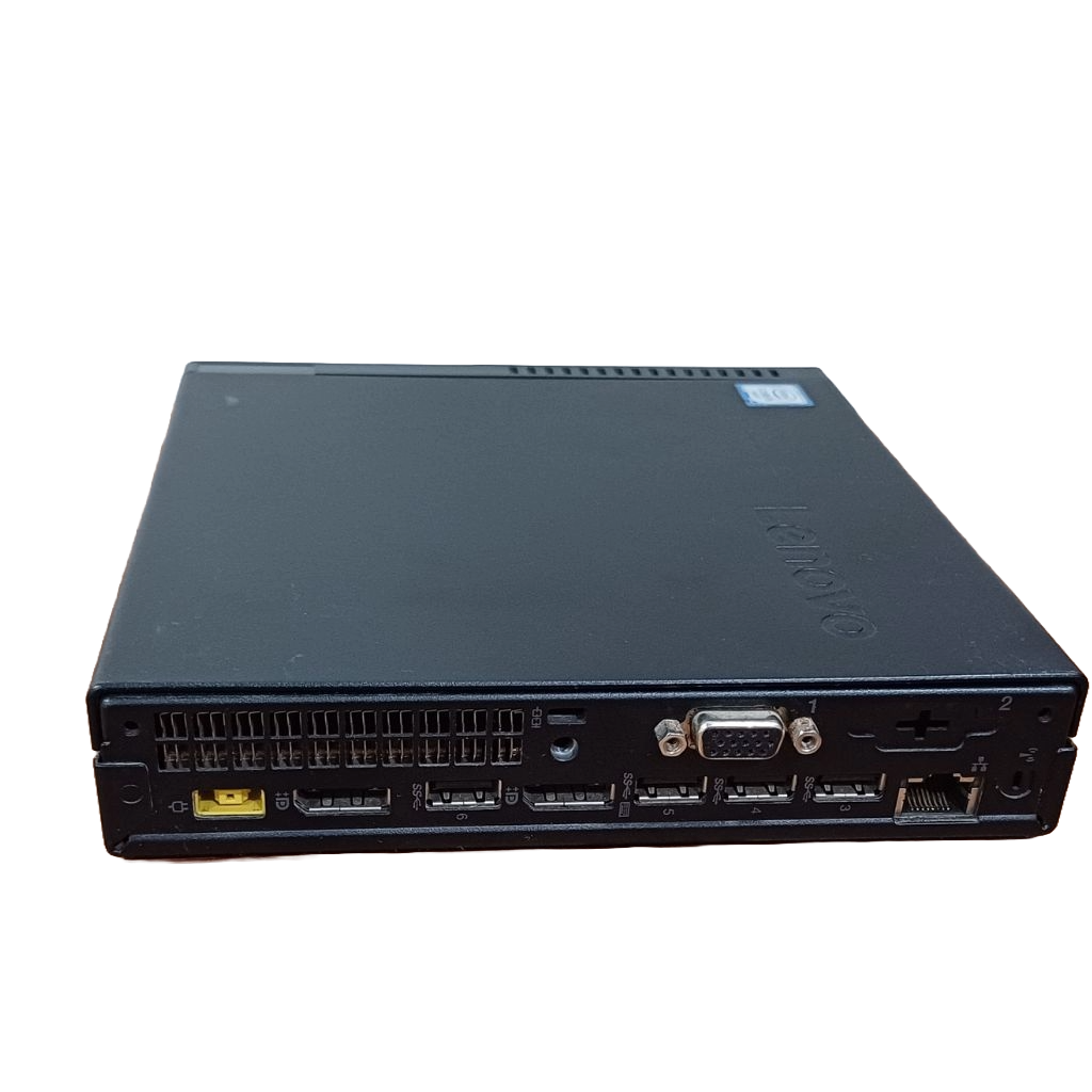 Refurbished Lenovo M710q 7th gen mini pc back view